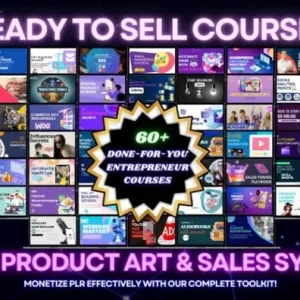 60+ PLR Video Courses Digital Product – Done-For-You Entrepreneur Niche, DFY Funnels, Customizable Product Art Templates – Resell Ready - Image 1
