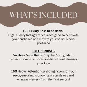 100 Luxury Boss Babe Reels Bundle - Image 3
